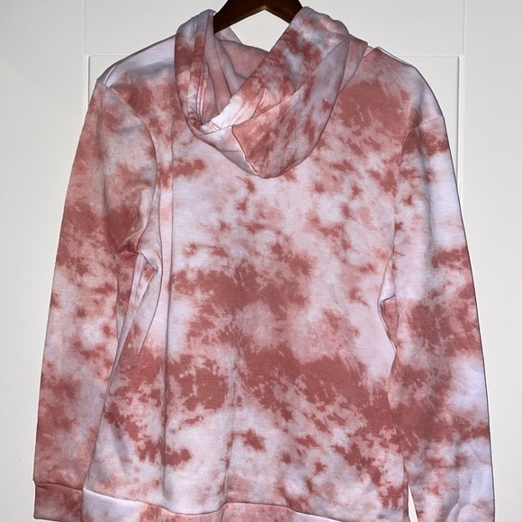 Bobbie Brooks Hooded Sweatshirt Women L Long Sleeve Drawstring Pullover‎ - Picture 2 of 4